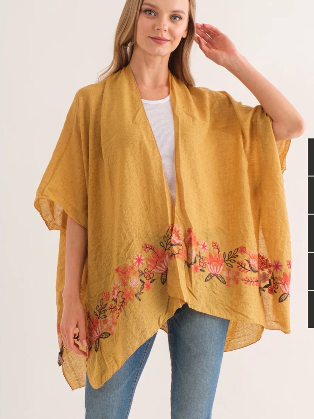 #188 KIMONO EMBROIDERED